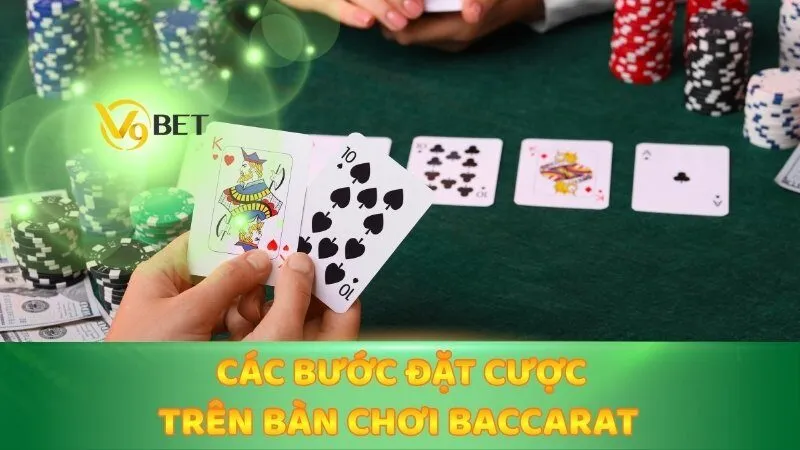 Các bước đặt cược trên bàn chơi Baccarat tại nhà cái