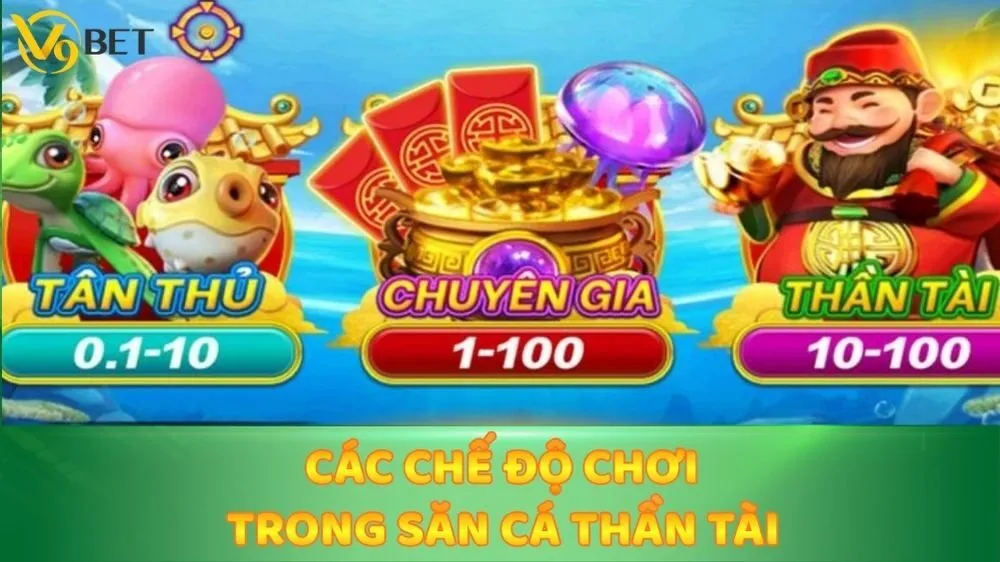 Các chế độ chơi trong săn cá Thần Tài